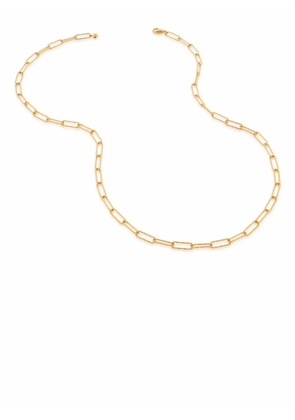 Monica Vinader Alta textured chain necklace - Gold