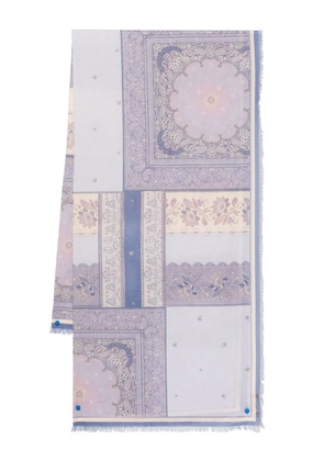 ZIMMERMANN printed cotton pareo - Blue