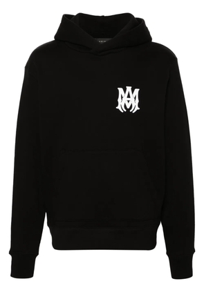 AMIRI logo-print cotton hoodie - Black