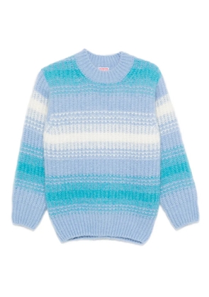 Kenzo striped crew-neck sweater - Blue