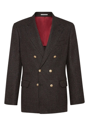 Brunello Cucinelli double-breasted blazer - Brown