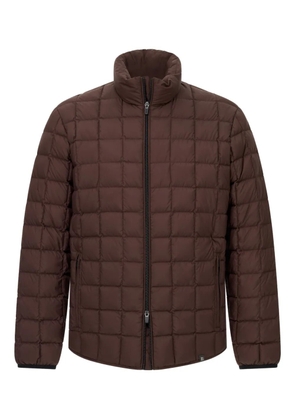 Boggi Milano quilted goose-down bomber jacket - Brown
