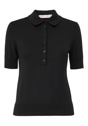 Carolina Herrera short sleeve polo shirt - Black
