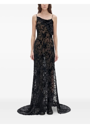 Ann Demeulemeester Aaricia bias slip gown - Black