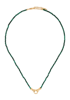 Missoma x Harris Reed In Good Hands beaded gemstone necklace - Green