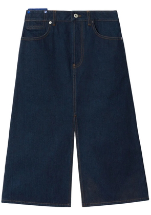 Burberry Japanese denim midi skirt - Blue