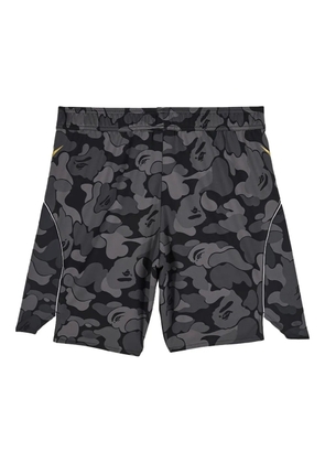 adidas Bape FB camo-pattern track shorts - Black