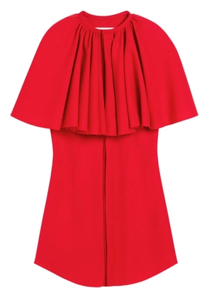 AMI Paris ruffled mini dress - Red