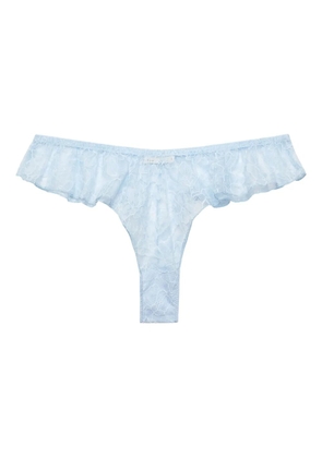 Fleur Du Mal Jasmin thong - Blue