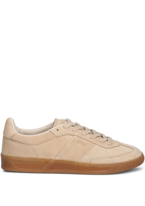BOSS suede sneakers - Neutrals