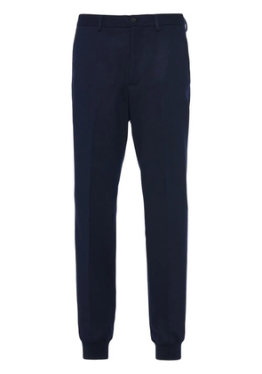 Prada tapered wool trousers - Blue