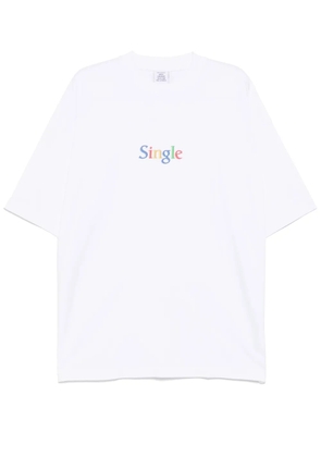 VETEMENTS graphic-print T-shirt - White