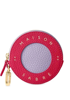 MAISON de SABRÉ zip leather coin purse - Pink
