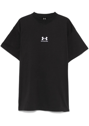Balenciaga x Under Armour® logo-embroidered T-shirt - Black