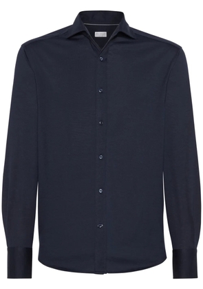 Brunello Cucinelli long-sleeve shirt - Blue