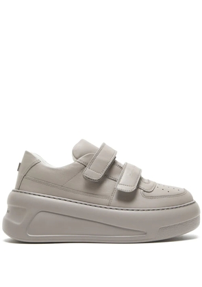 Acne Studios leather platform sneakers - Grey