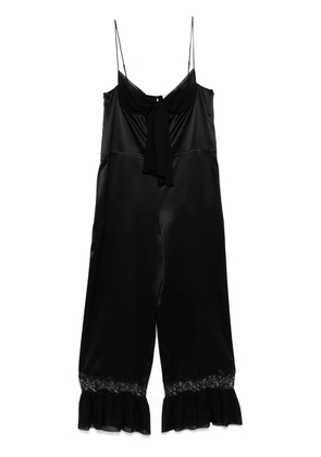 Saint Laurent bow-detail jumpsuit - Black