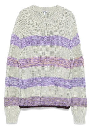 LOEWE striped sweater - Grey