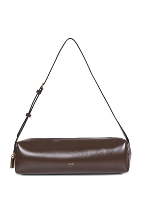 KHAITE adjustable strap crackle shoulder bag - Brown