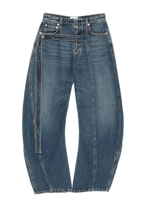 Jean Paul Gaultier panelled belted jeans - Blue