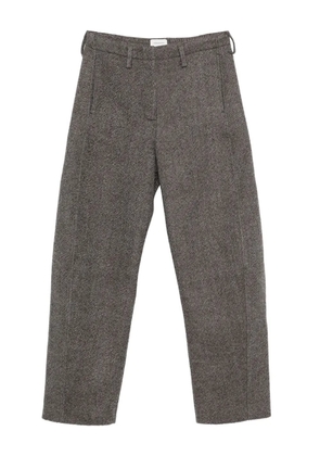 Magda Butrym herringbone trousers - Grey
