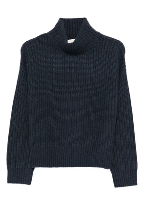Lisa Yang ribbed turtleneck sweater - Blue