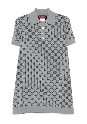 Gucci GG-pattern mini dress - Grey