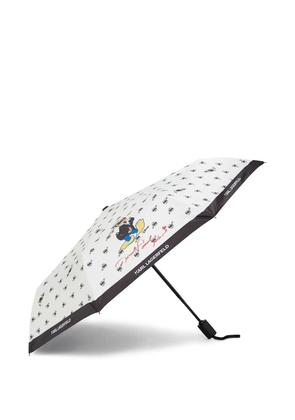 Karl Lagerfeld x Disney printed umbrella - White