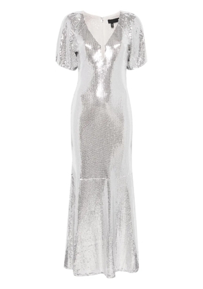 ROTATE BIRGER CHRISTENSEN sequinned midi dress - Grey