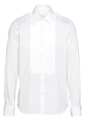 Prada long-sleeved poplin shirt - White
