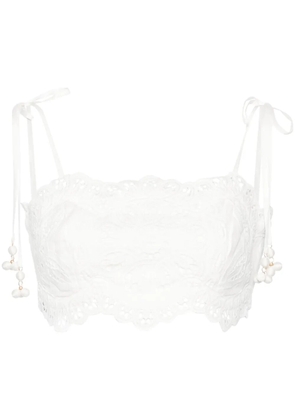 ZIMMERMANN Ottie broderie anglaise blouse - White