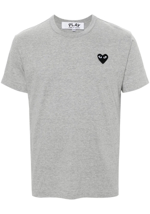 Comme Des Garçons Play heart-patch cotton T-shirt - Grey