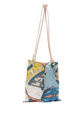 MANIPURI mini Jean tote bag - Orange