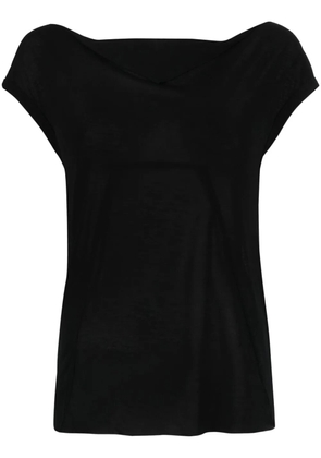 Rick Owens round neck short-sleeved T-shirt - Black