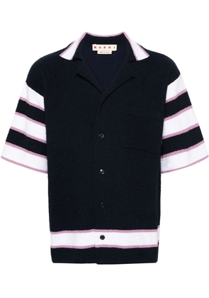 Marni terry-cloth bowling shirt - Blue