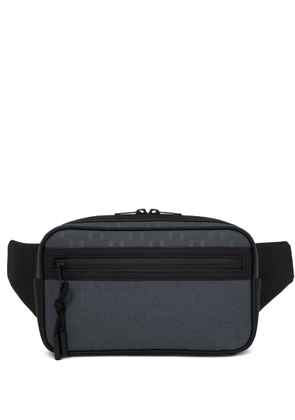 Karl Lagerfeld monogram-pattern belt bag - Grey