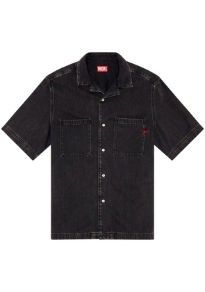 Diesel D-Paroshort short-sleeved denim shirt - Black