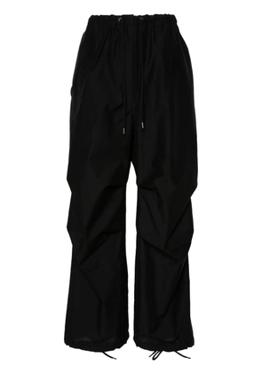 Acne Studios drawstring wide-leg trousers - Black