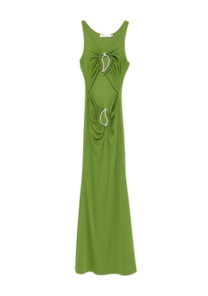 Christopher Esber cut-out ring-detail maxi dress - Green