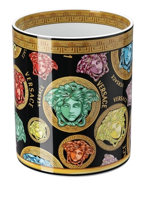 Versace Medusa Amplified porcelain vase (15cm) - Multicolour