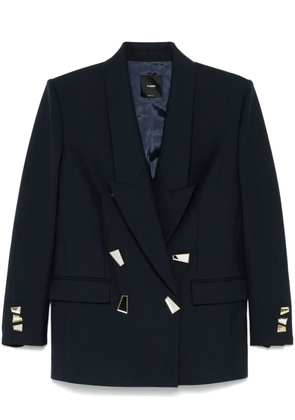 PINKO mirror-detail blazer - Blue
