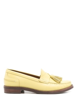 Sarah Chofakian Rive Droit leather loafers - Yellow
