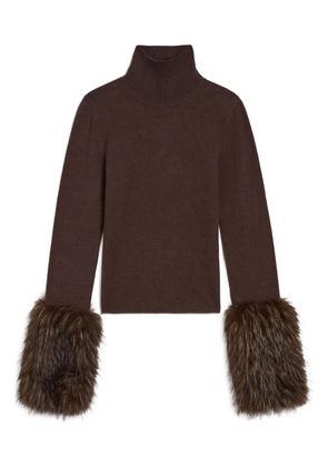 Apparis Aspen high-neck jumper - Brown