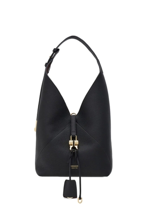 Ferragamo leather hobo shoulder bag - Black