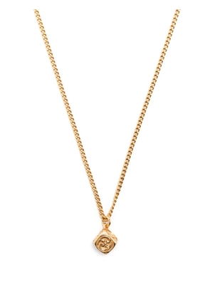 Emanuele Bicocchi small arabesque dice pendant necklace - Gold