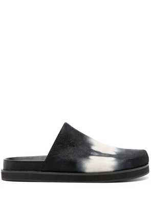Senso Zen II tie-dye mules - Black