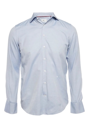 Carolina Herrera Vintage 2024 button-up cotton shirt - Blue