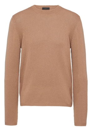 Prada long-sleeve cashmere jumper - Brown