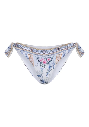 Camilla Season Of The Siren bikini bottoms - White