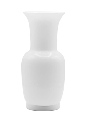 Venini Opalino glass vase (30cm) - White